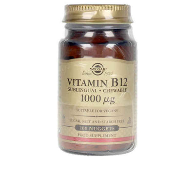 Vitamina B12 Solgar Vitamina Cianocobalamina (100 uds) - debemcomavida.pt