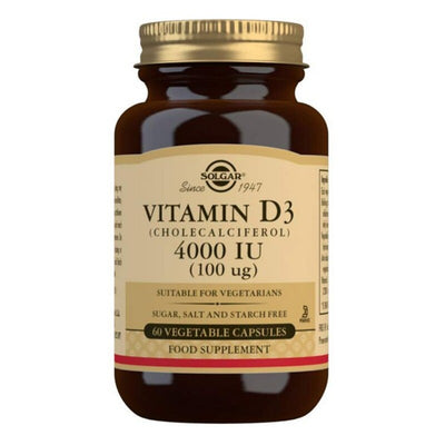 Vitamina D3 Solgar E52907 Cápsulas vegetais (60 uds) - debemcomavida.pt