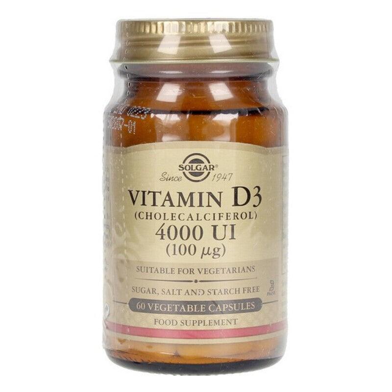 Vitamina D3 Solgar E52907 Cápsulas vegetais (60 uds) - debemcomavida.pt