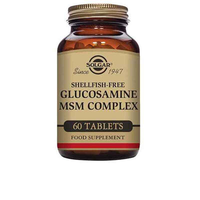 Glucosamina MSM Complex Solgar (60 uds) - debemcomavida.pt