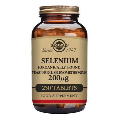 Selénio Solgar 200 mcg (250 comprimidos) - debemcomavida.pt