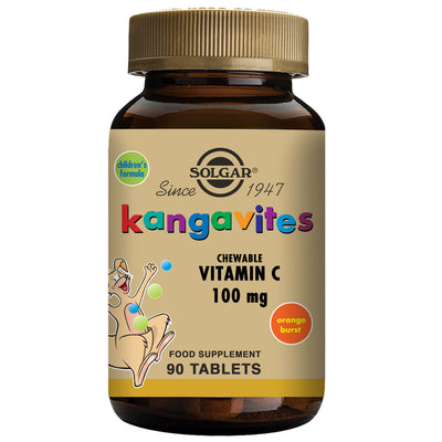 Kangavites Vitamina C Solgar 100 mg (90 comprimidos) - debemcomavida.pt