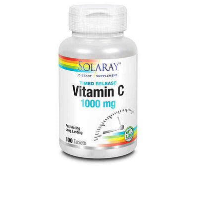 Complemento Alimentar Solaray Vitamina C R A/R (100 uds) - debemcomavida.pt