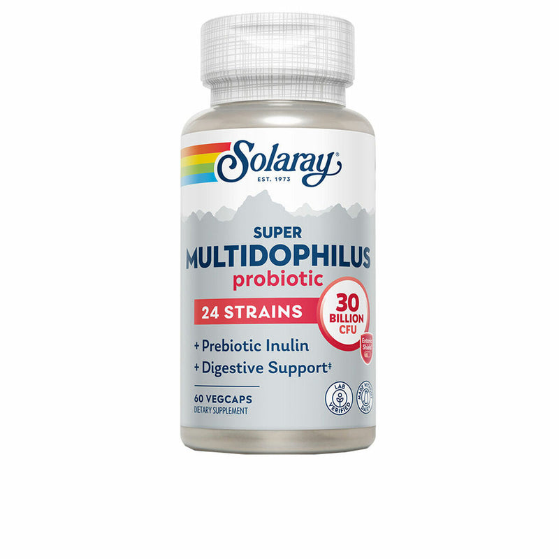 Suplemento digestivo Solaray Super Multidophilus 60 Unidades - debemcomavida.pt