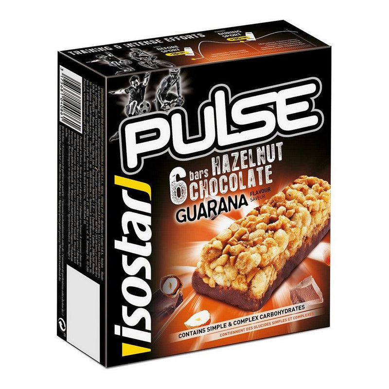 Barrita Energética Isostar Pulse Chocolate Avelãs (6 uds) - debemcomavida.pt