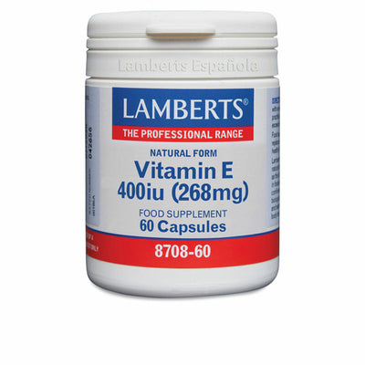 Complemento Alimentar Lamberts 400iu Vitamina E 60 Unidades - debemcomavida.pt