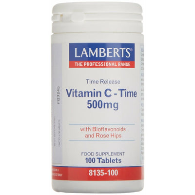 Cápsulas Lamberts L08135 Vitamina C 100 Unidades - debemcomavida.pt