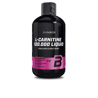 Complemento Alimentar Biotech USA Carnitine Liquid Cereja L-Carnitina (500 ml) - debemcomavida.pt