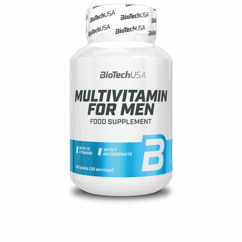 Complemento Alimentar Biotech USA Multivitamin for men 60 Unidades - debemcomavida.pt