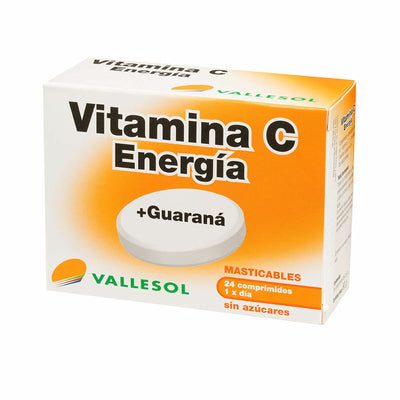 Complemento Alimentar Vallesol Vitamina C Vitamina C Guaraná (24 uds) - debemcomavida.pt