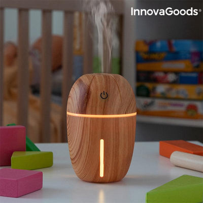 Mini-Humidificador Difusor de Aromas InnovaGoods Honey Pine Multicolor ABS Plástico (2 W) (Recondicionado A) - debemcomavida.pt