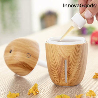 Mini-Humidificador Difusor de Aromas InnovaGoods Honey Pine Multicolor ABS Plástico (2 W) (Recondicionado A) - debemcomavida.pt