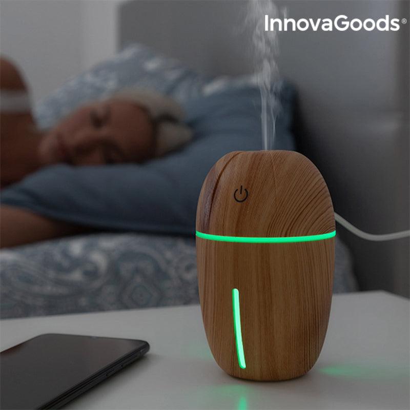 Mini-Humidificador Difusor de Aromas InnovaGoods Honey Pine Multicolor ABS Plástico (2 W) (Recondicionado A) - debemcomavida.pt