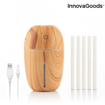 Mini-Humidificador Difusor de Aromas InnovaGoods Honey Pine Multicolor ABS Plástico (2 W) (Recondicionado A) - debemcomavida.pt