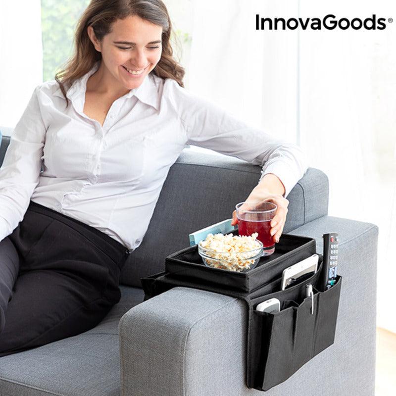 Bandeja para Sofá com Organizador de Comandos InnovaGoods IG814809 Multicolor (Recondicionado A) - debemcomavida.pt