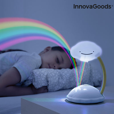 Projetor LED Nuvem Arco-íris Libow InnovaGoods IG815189 Infantil Retangular (Recondicionado A+) - debemcomavida.pt