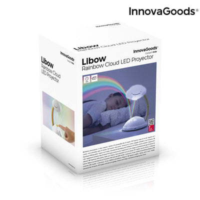 Projetor LED Nuvem Arco-íris Libow InnovaGoods IG815189 Infantil Retangular (Recondicionado A+) - debemcomavida.pt