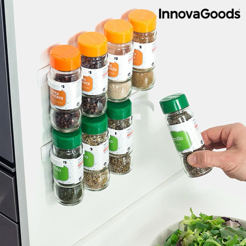 Organizador de Especiarias Adesivo e Divisível Spicer x20 InnovaGoods (Recondicionado A) - debemcomavida.pt