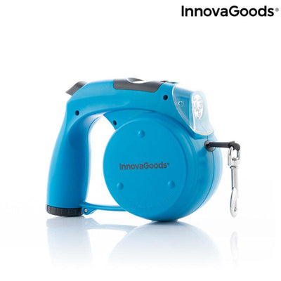 Trela Retrátil para Cães 6 em 1 Compet InnovaGoods IG815936 Azul (Recondicionado A) - debemcomavida.pt