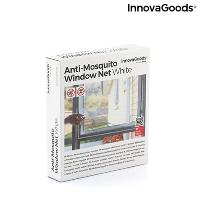 Rede Anti-Mosquitos Adesiva Recortável para Janelas White InnovaGoods (Recondicionado A) - debemcomavida.pt
