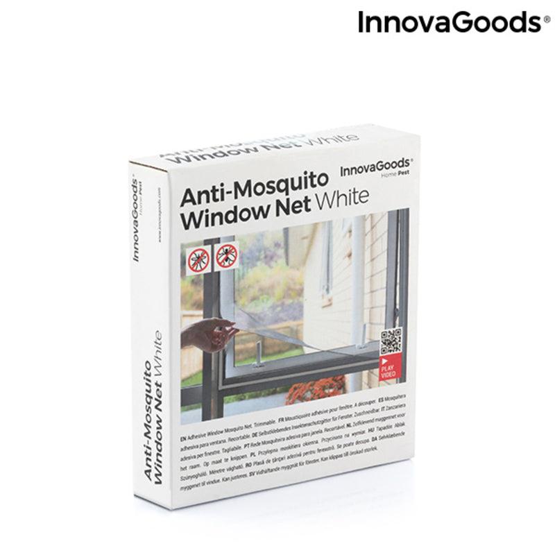 Rede Anti-Mosquitos Adesiva Recortável para Janelas White InnovaGoods (Recondicionado A) - debemcomavida.pt