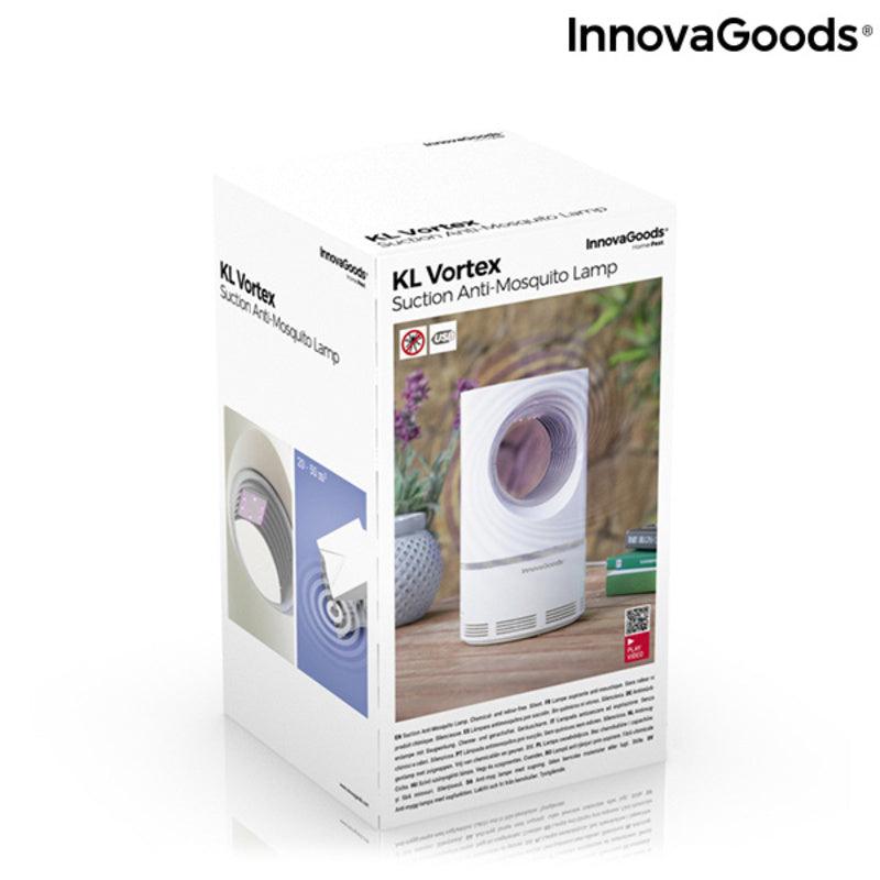 Lâmpada Anti-Mosquitos por Sucção KL Vortex InnovaGoods IG816025 Branco (Recondicionado A) - debemcomavida.pt