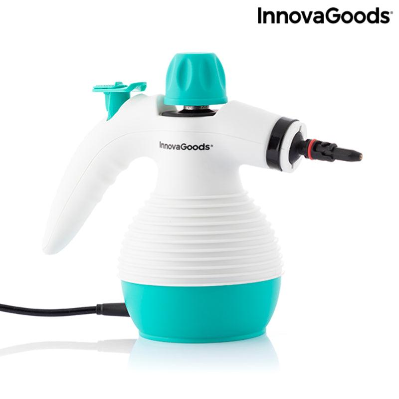 Vaporizador Manual Multiúsos com Acessórios 9 em 1 Steany InnovaGoods 0,35 L 3 Bar 1000W 1000 W (Recondicionado A) - debemcomavida.pt