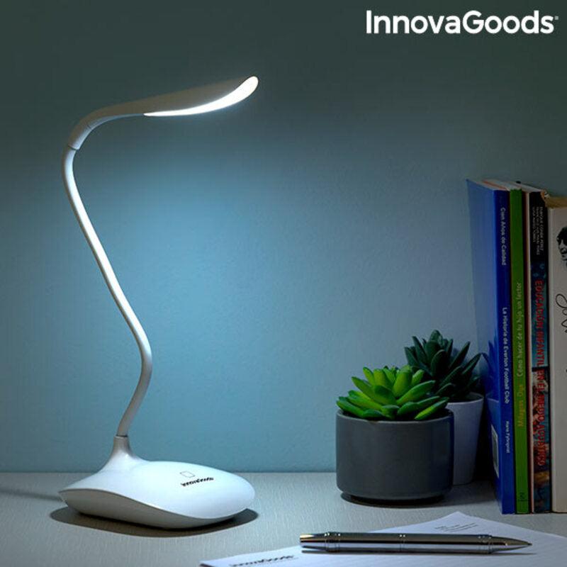 Lâmpada de Mesa Tátil Recarregável LED InnovaGoods Lum2Go Branco ABS Plástico (Recondicionado A) - debemcomavida.pt