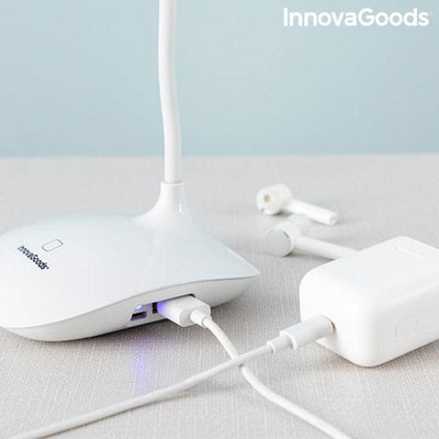 Lâmpada de Mesa Tátil Recarregável LED InnovaGoods Lum2Go Branco ABS Plástico (Recondicionado A) - debemcomavida.pt