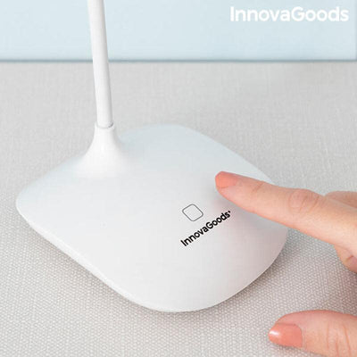 Lâmpada de Mesa Tátil Recarregável LED InnovaGoods Lum2Go Branco ABS Plástico (Recondicionado A) - debemcomavida.pt