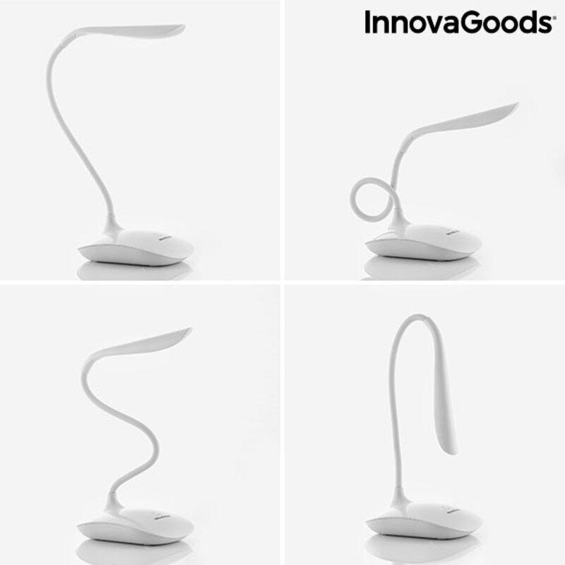 Lâmpada de Mesa Tátil Recarregável LED InnovaGoods Lum2Go Branco ABS Plástico (Recondicionado A) - debemcomavida.pt