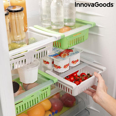 Organizador de Frigorífico Ajustável Friwer InnovaGoods V0103197 (Recondicionado A+) - debemcomavida.pt