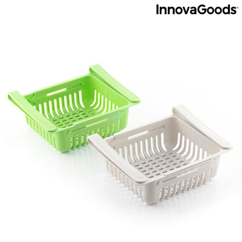 Organizador de Frigorífico Ajustável Friwer InnovaGoods V0103197 (Recondicionado A+) - debemcomavida.pt