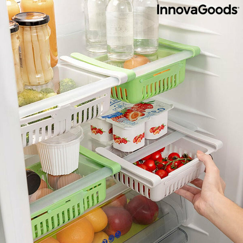 Organizador de Frigorífico Ajustável Friwer InnovaGoods V0103197 (Recondicionado A) - debemcomavida.pt