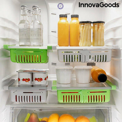 Organizador de Frigorífico Ajustável Friwer InnovaGoods V0103197 (Recondicionado A) - debemcomavida.pt