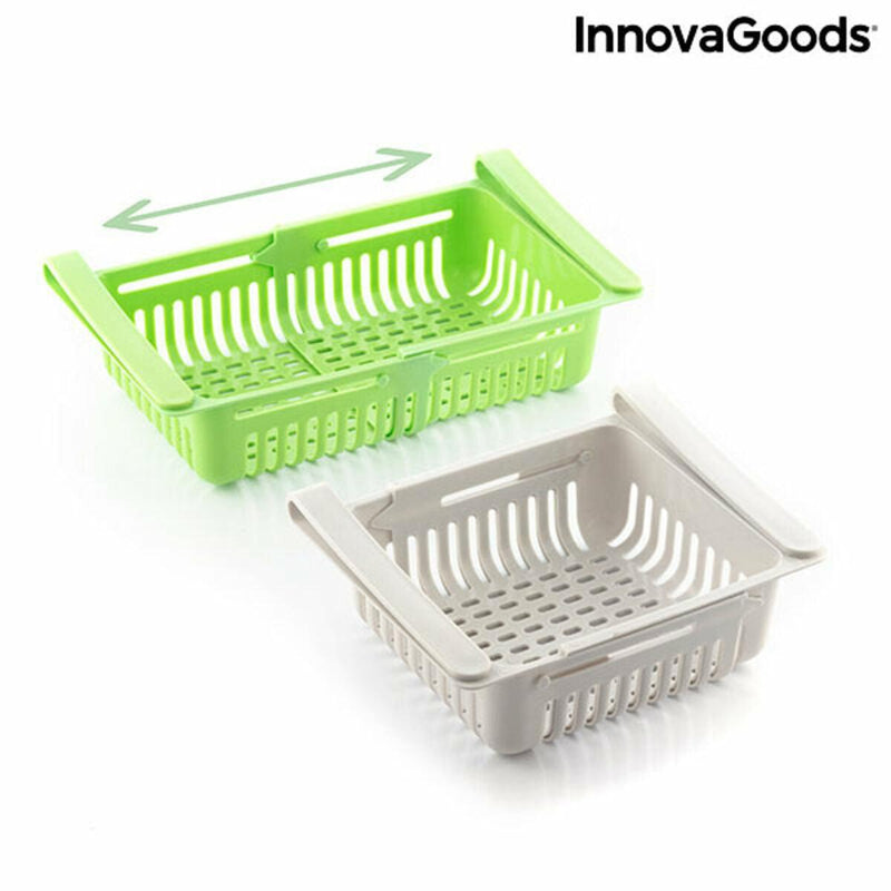 Organizador de Frigorífico Ajustável Friwer InnovaGoods V0103197 (Recondicionado A) - debemcomavida.pt