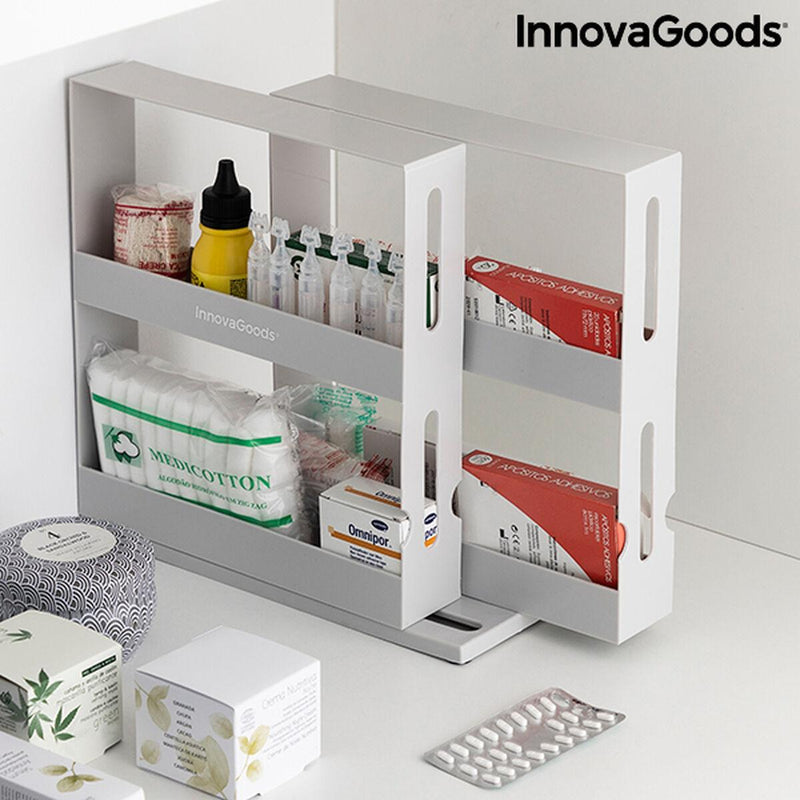 Organizador de Especiarias Deslizante e Giratório Swice InnovaGoods B098QMK8PV Cinzento (Recondicionado B) - debemcomavida.pt