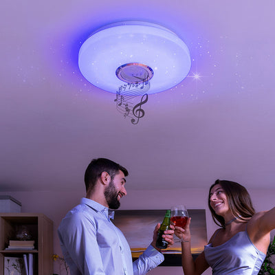 Candeeiro LED de Teto com Altifalante Lumavox InnovaGoods - debemcomavida.pt