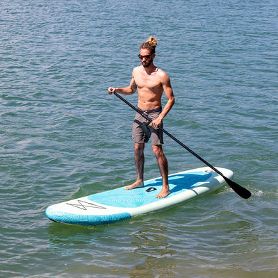 Prancha de Paddle Surf Insuflável com Acessórios Milos InnovaGoods 10' 305 cm Azul (Recondicionado A) - debemcomavida.pt