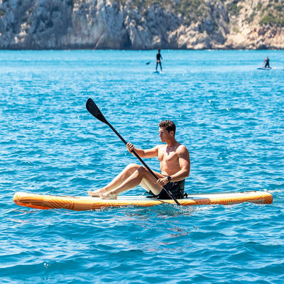 Prancha de Paddle Surf Insuflável 2 em 1 com Assento e Acessórios Siros InnovaGoods 10'5" 320 cm - debemcomavida.pt