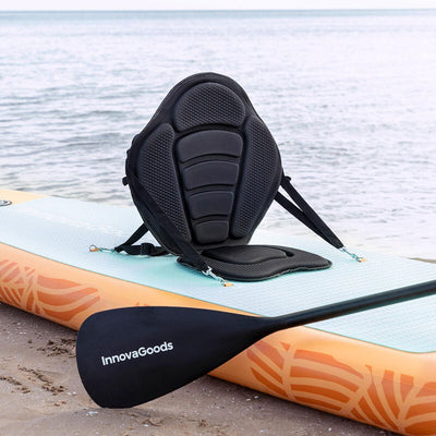 Prancha de Paddle Surf Insuflável 2 em 1 com Assento e Acessórios Siros InnovaGoods 10'5" 320 cm Laranja (Recondicionado C) - debemcomavida.pt