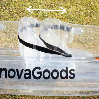 Caiaque Insuflável Transparente com Acessórios Paros InnovaGoods 312 cm 2 lugares (Recondicionado C) - debemcomavida.pt