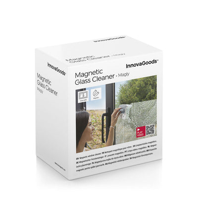Limpa Vidros Magnético Magly InnovaGoods Branco (Recondicionado A) - debemcomavida.pt