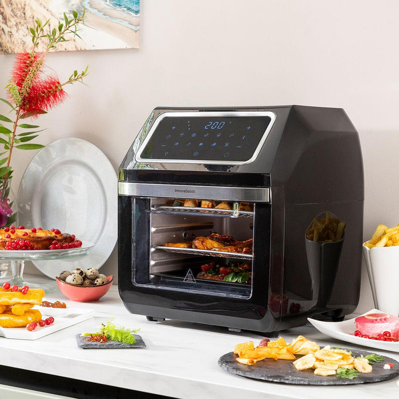 Fritadeira sem Óleo InnovaGoods Aço inoxidável Preto 12 L 1800 W (Recondicionado C) - debemcomavida.pt