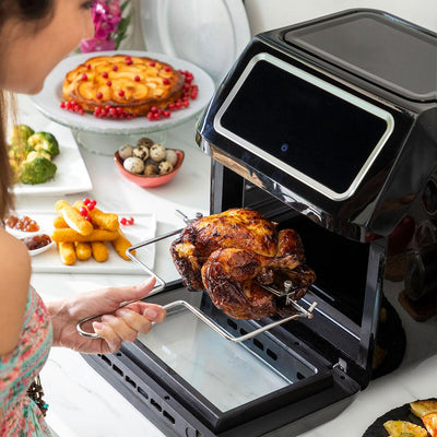 Fritadeira sem Óleo InnovaGoods Aço inoxidável Preto 12 L 1800 W (Recondicionado C) - debemcomavida.pt