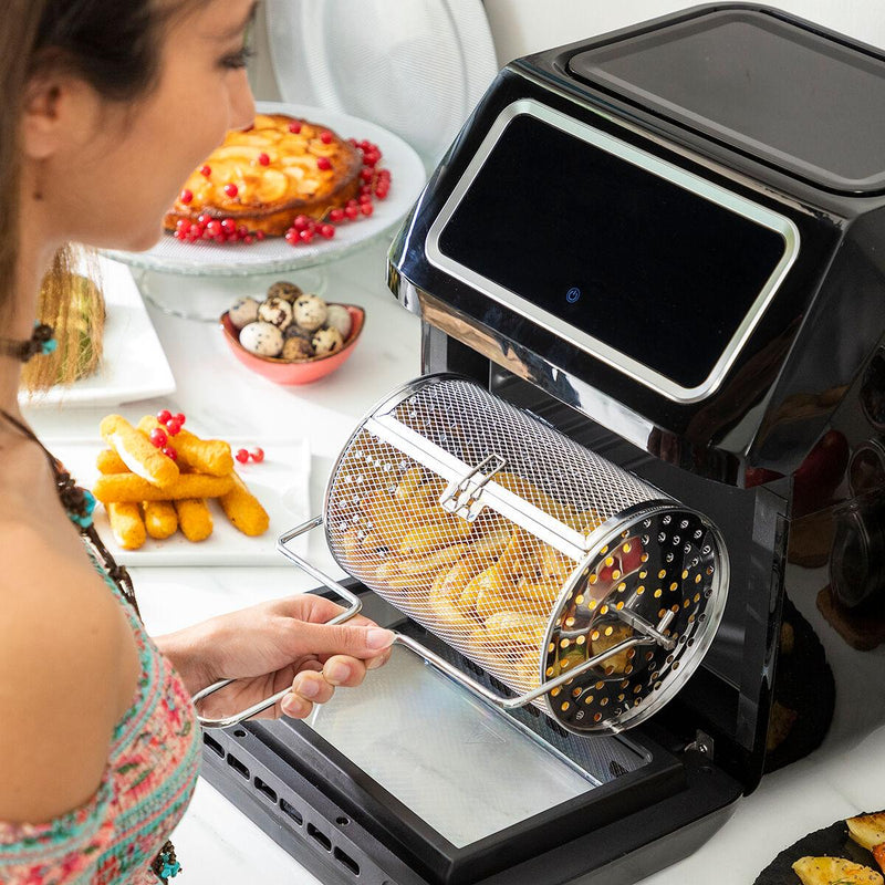 Fritadeira sem Óleo InnovaGoods Aço inoxidável Preto 12 L 1800 W (Recondicionado C) - debemcomavida.pt