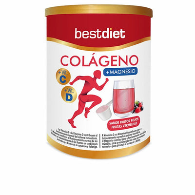 Colagénio Best Diet Colágeno Con Magnesio En Polvo Magnésio Pós Frutos vermelhos - debemcomavida.pt