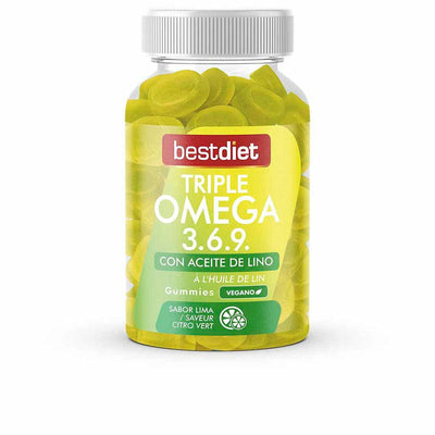 Complemento Alimentar Best Diet Triple Omega Gomas 60 Unidades - debemcomavida.pt