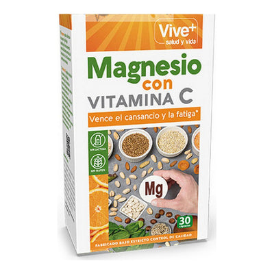 Magnésio Vive+ Vitamina C (30 uds) - debemcomavida.pt