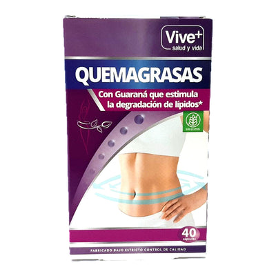 Queima-gorguras Vive+ Guaraná (40 uds) - debemcomavida.pt